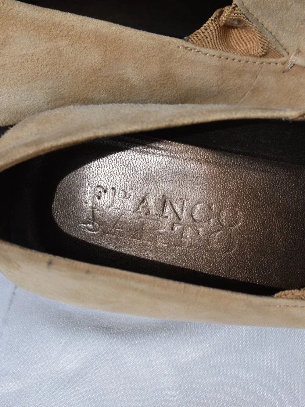 Franco Sarto Leather Wedge Shoe